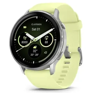 Смарт-годинник Garmin Venu 4 45mm Silver with Citron Silicone Band (010-03014-02)