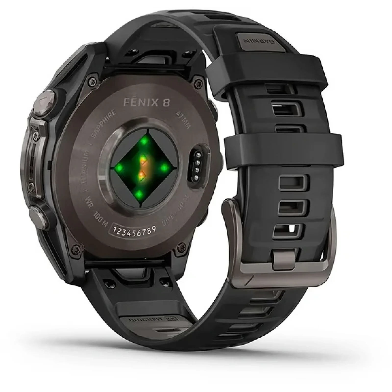 Смарт-часы Garmin Fenix 8 Pro 47 mm AMOLED Carbon Gray DLC Titanium with Black/Pebble Gray (010-03198-00/01)