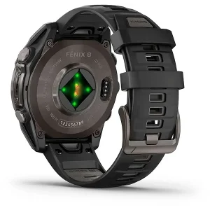 Смарт-часы Garmin Fenix 8 Pro 47 mm AMOLED Carbon Gray DLC Titanium with Black/Pebble Gray (010-03198-00/01)
