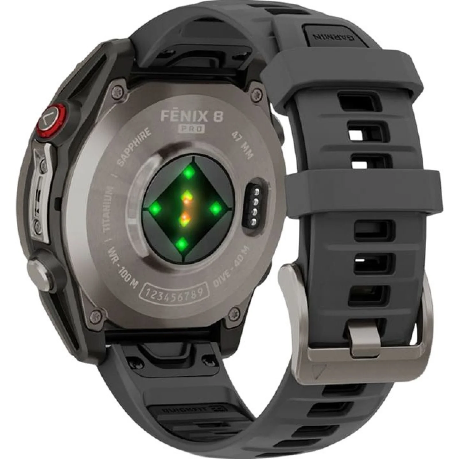 Смарт-часы Garmin Fenix 8 Pro 47 mm AMOLED Titanium with Graphite/Black (010-03198-10/11)