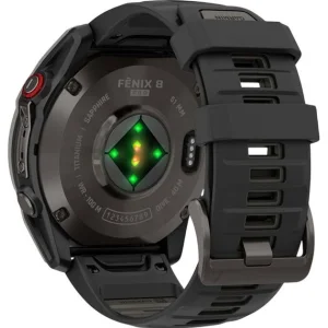 Смарт-часы Garmin Fenix 8 Pro 51 mm AMOLED Carbon Gray DLC Titanium with Black/Pebble Gray (010-03199-00/01)