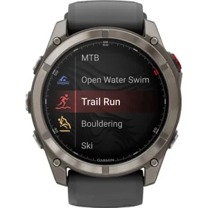 Смарт-часы Garmin Fenix 8 Pro 51 mm AMOLED Titanium with Graphite/Black Silicone Band (010-03199-10/11)
