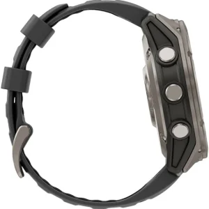 Смарт-часы Garmin Fenix 8 Pro 51 mm AMOLED Titanium with Graphite/Black Silicone Band (010-03199-10/11)