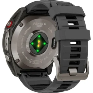 Смарт-часы Garmin Fenix 8 Pro 51 mm AMOLED Titanium with Graphite/Black Silicone Band (010-03199-10/11)