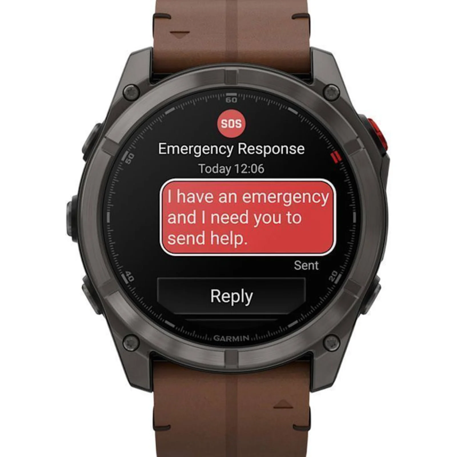 Смарт-часы Garmin Fenix 8 Pro 51 mm AMOLED Titanium with Chestnut Leather Band (010-03199-40)
