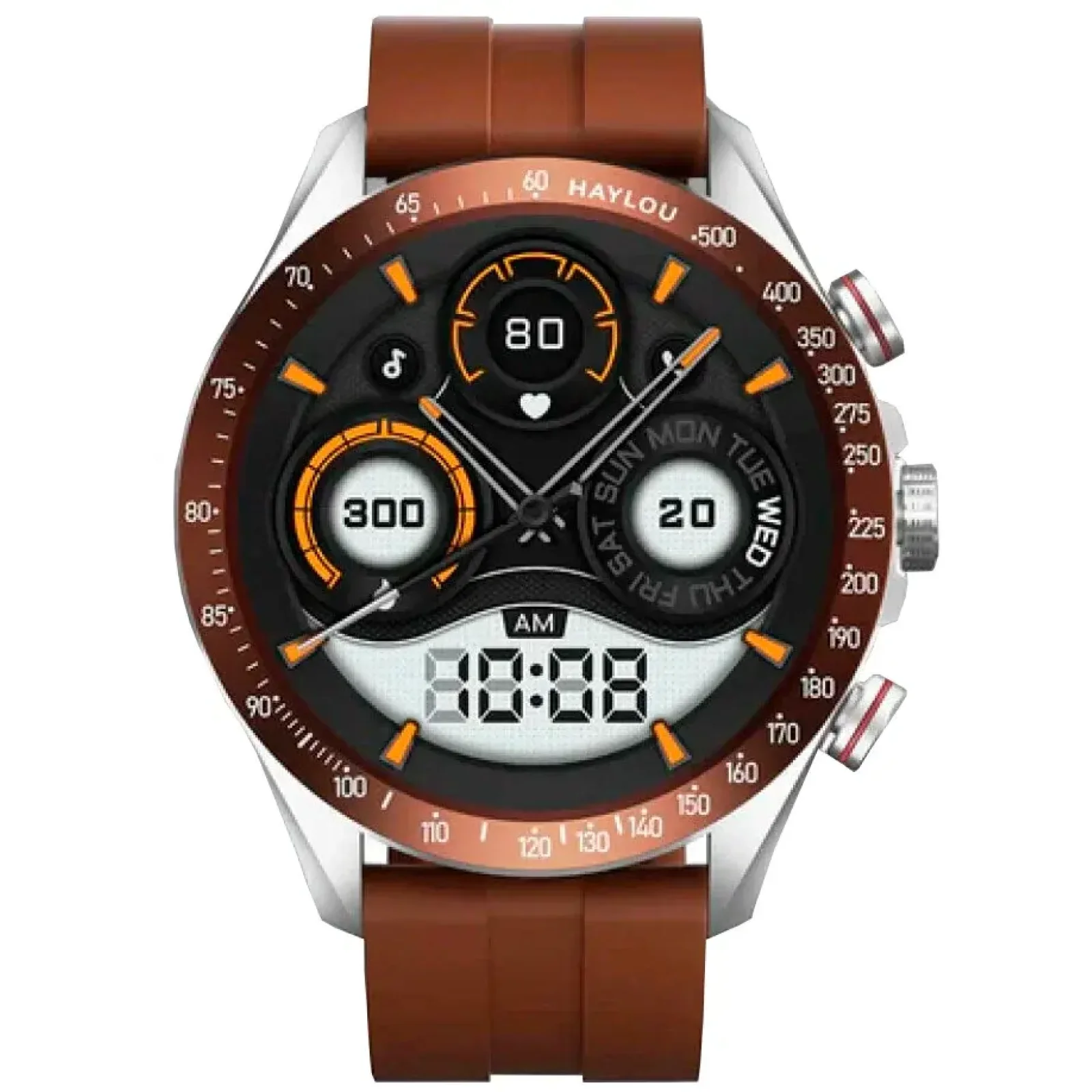 Смарт-годинник HAYLOU Solar Pro LS18 Brown EU
