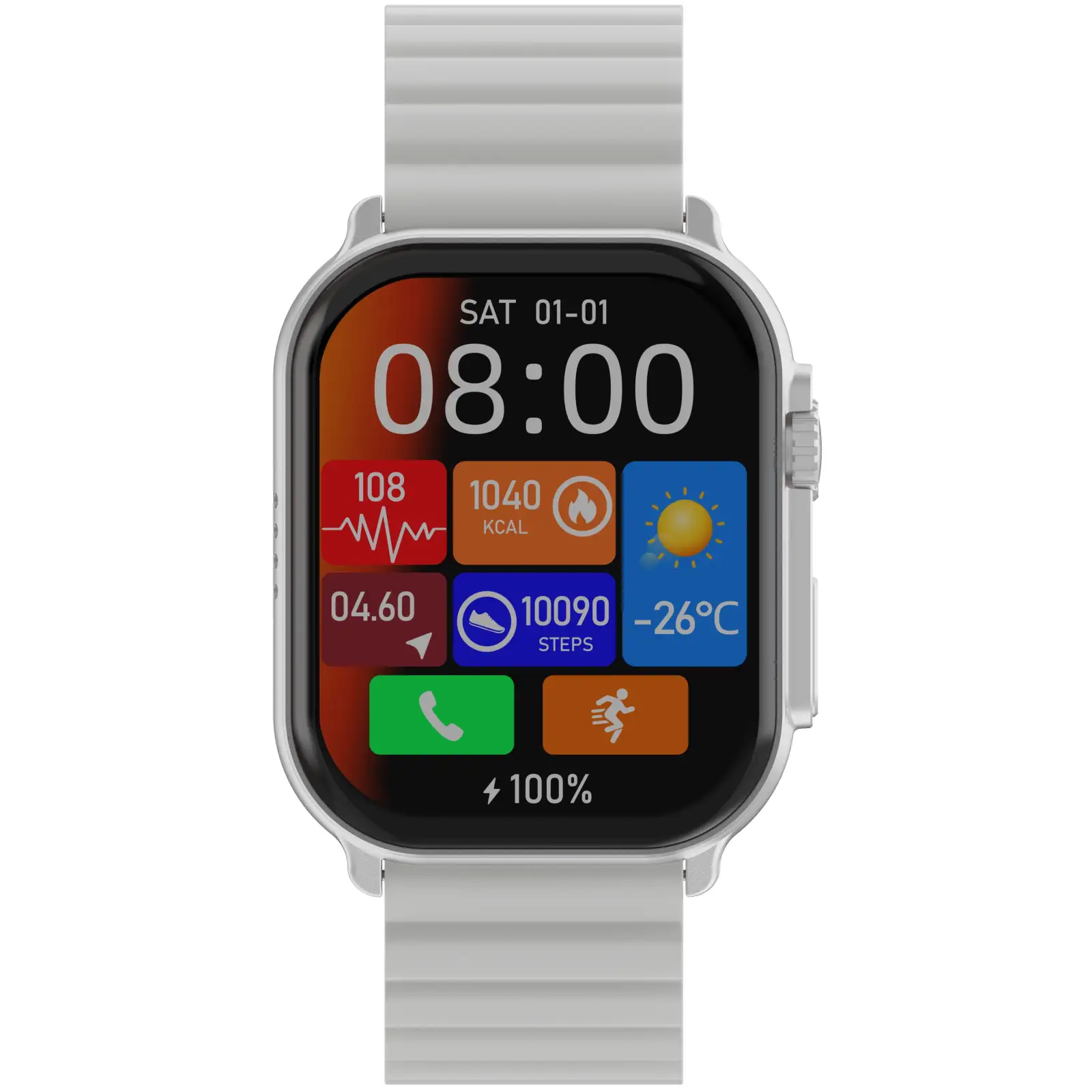 Смарт-часы iMiLab iMiki SF1 Magnetic Strap Silver UA