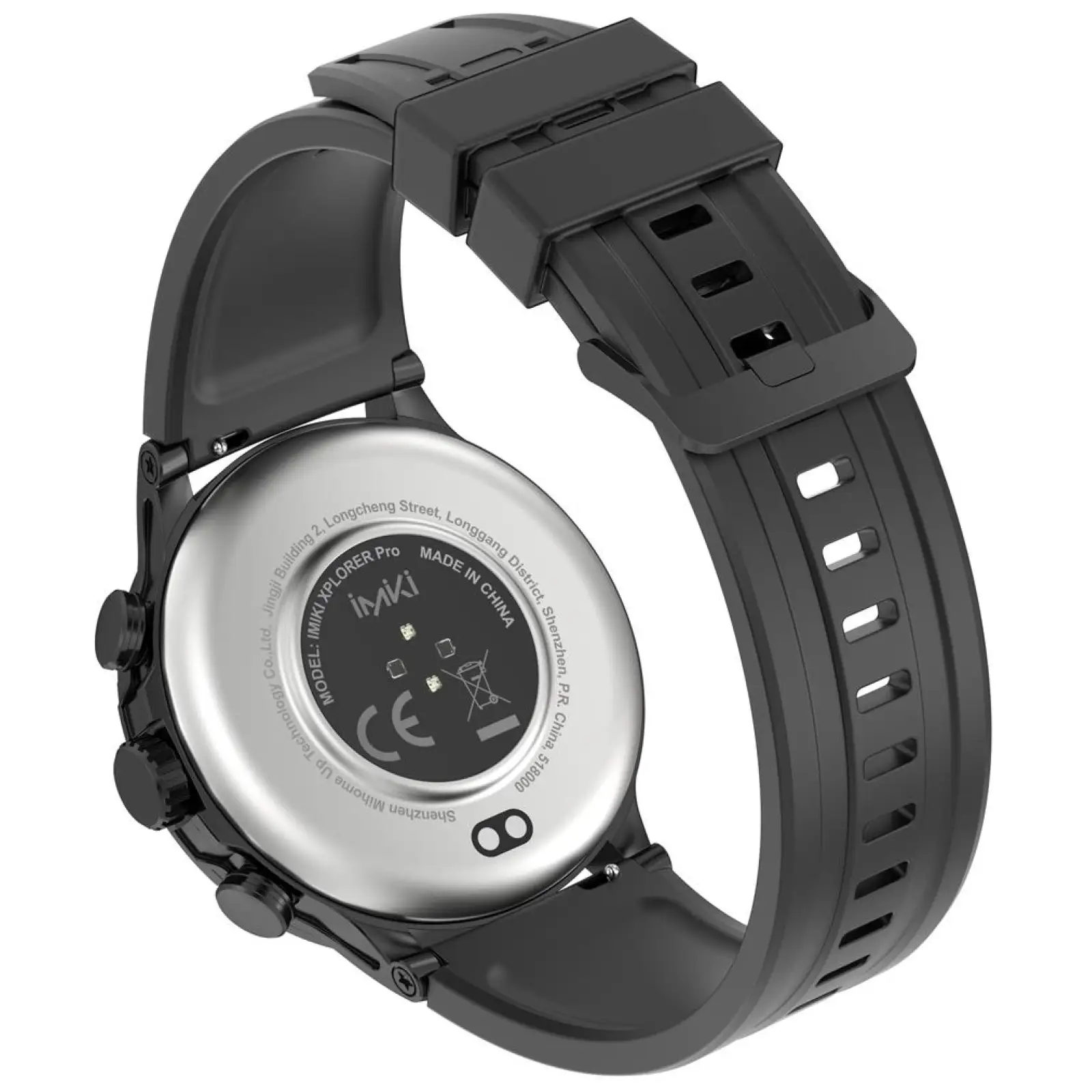 Смарт-годинник iMiLab iMiki XPLORER Pro Black Silicone Strap UA