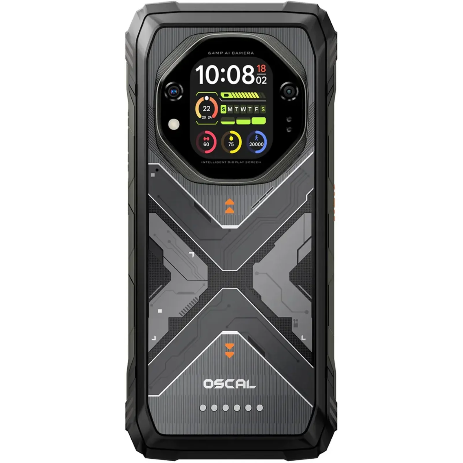 Смартфон Blackview Oscal Tank 1 12/256Gb Black EU