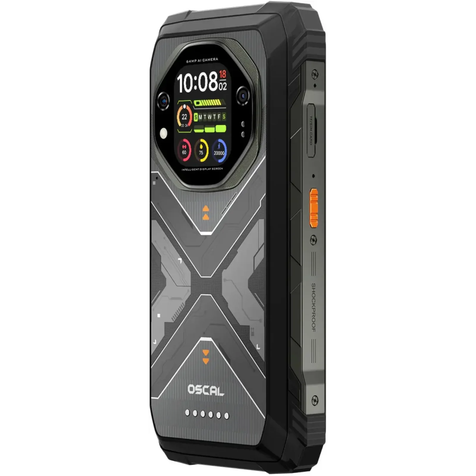 Смартфон Blackview Oscal Tank 1 12/256Gb Black EU