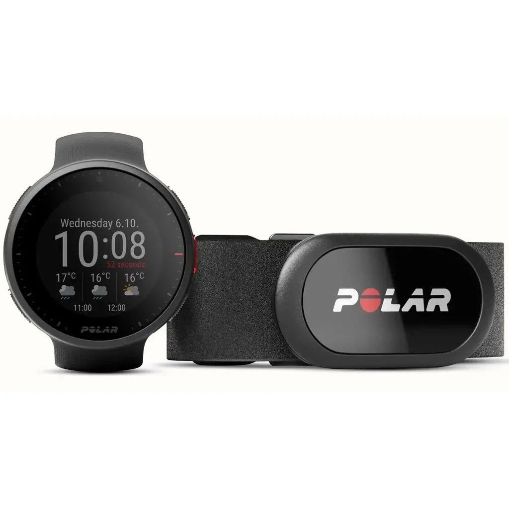 Спортивний годинник Polar Pacer Pro Carbon Gray with H10 Heart Rate Belt (900107610)