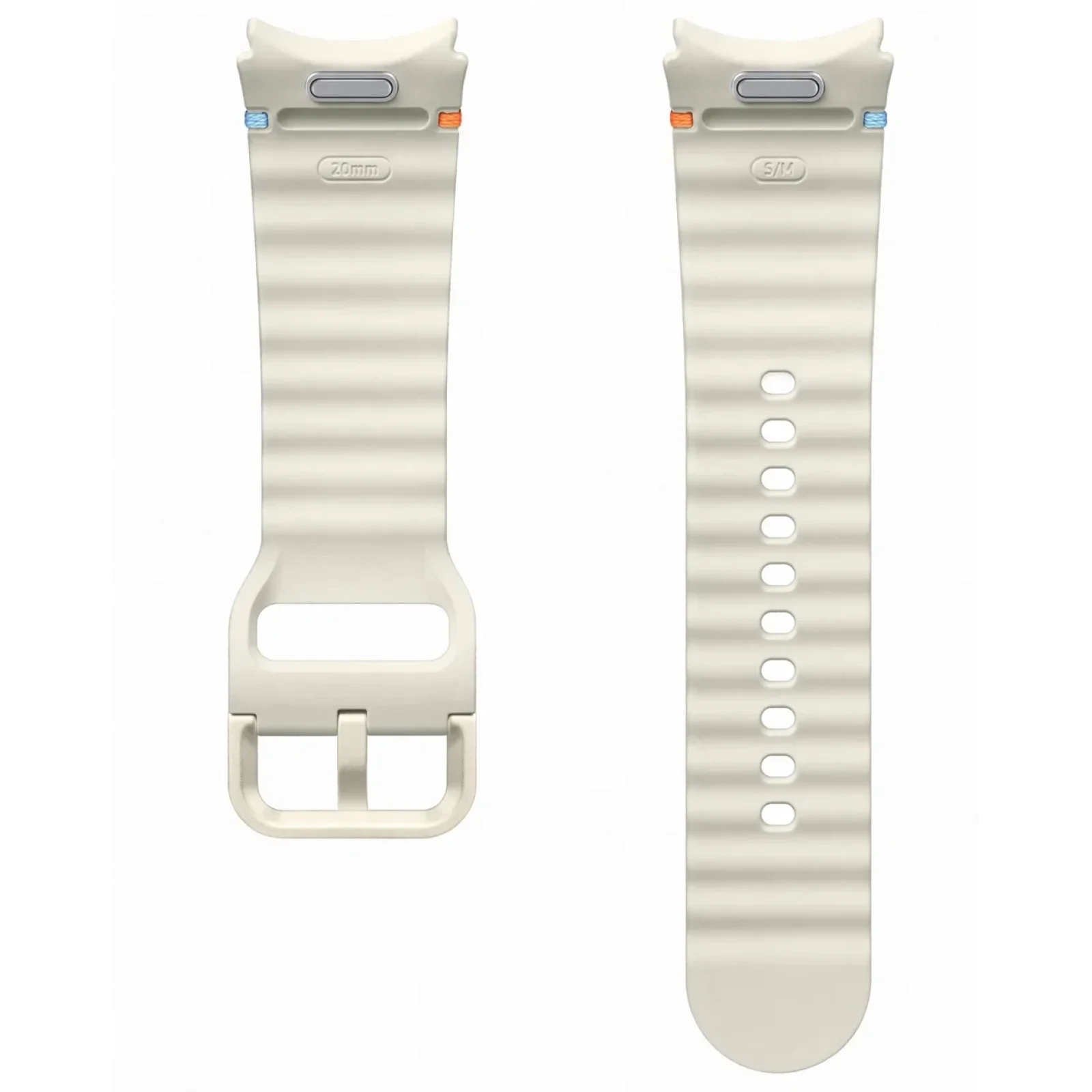 Ремінець Samsung Galaxy Watch7 Sport Band (S/M) Cream (ET-SNL30SWEGEU)