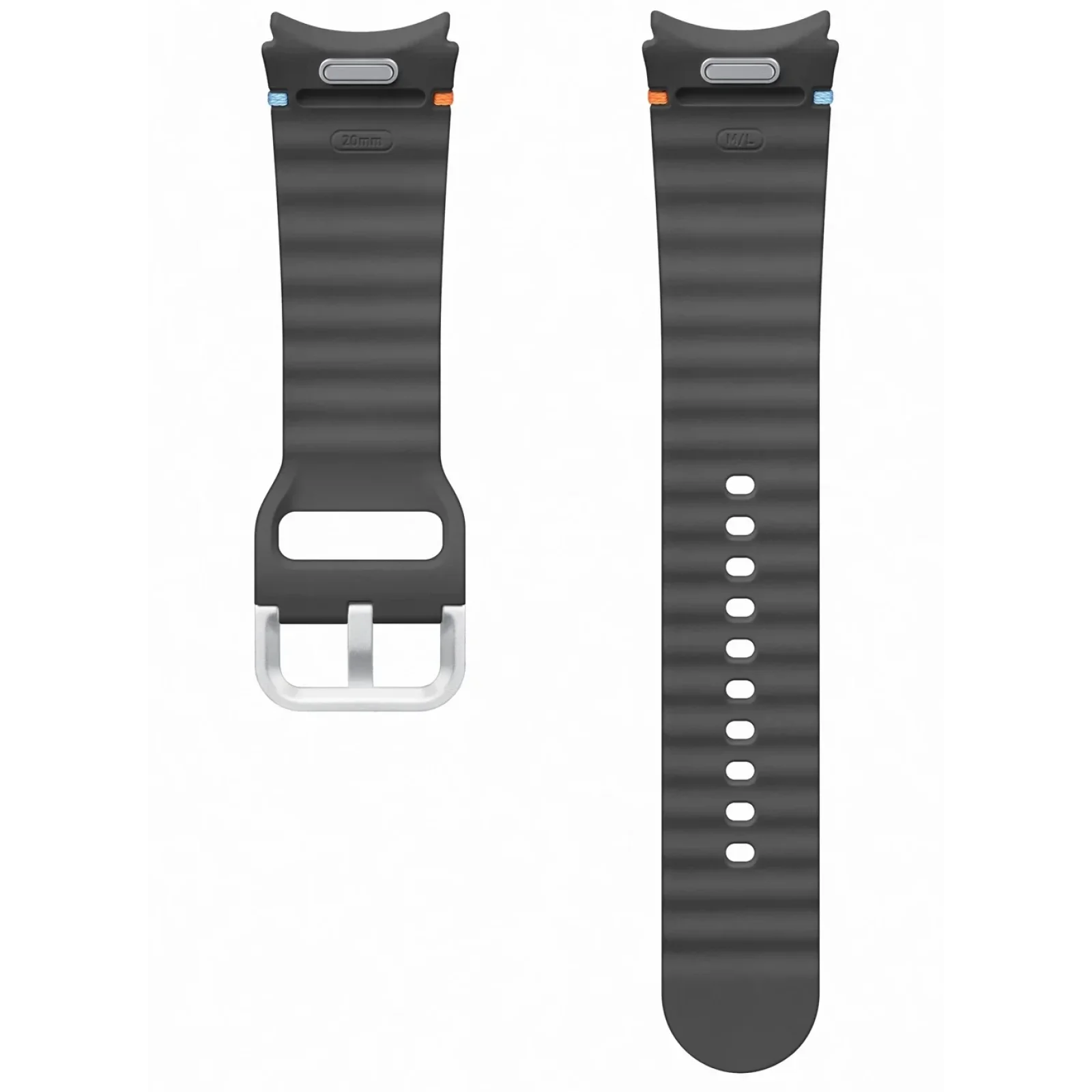 Ремінець Samsung Galaxy Watch7 Sport Band (M/L) Dark Gray (ET-SNL31LBEGEU)