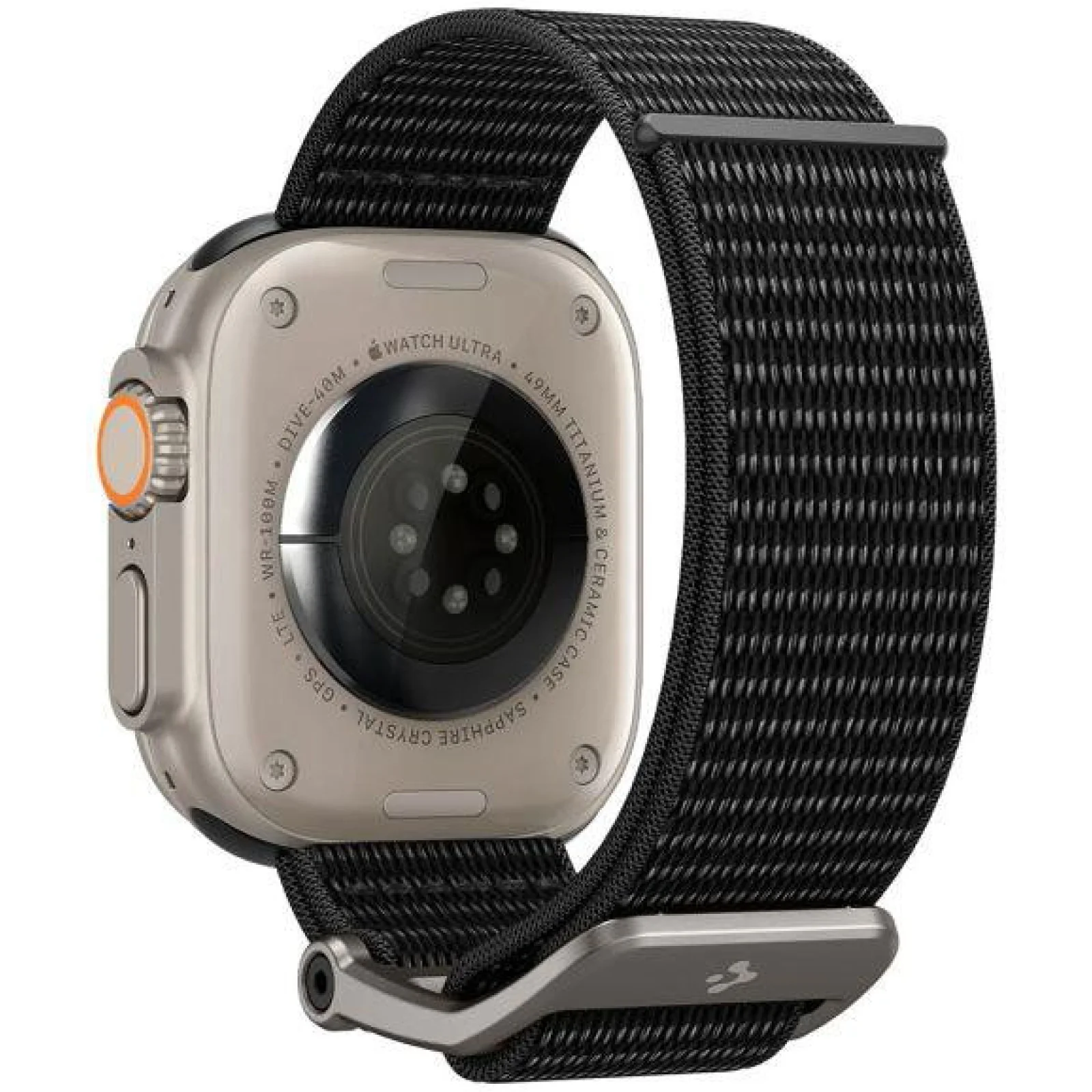 Ремінець Spigen DuraPro Flex Watch Band для Apple Watch 49mm/45mm/44mm/42mm Black (AMP02465)