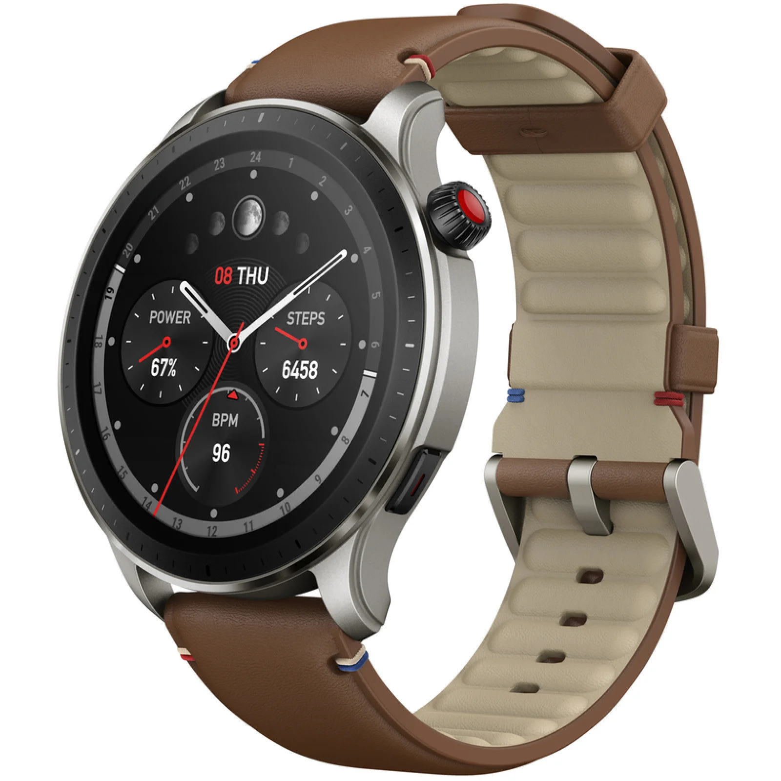 Смарт-годинник Amazfit GTR 4 Vintage Brown Leather EU