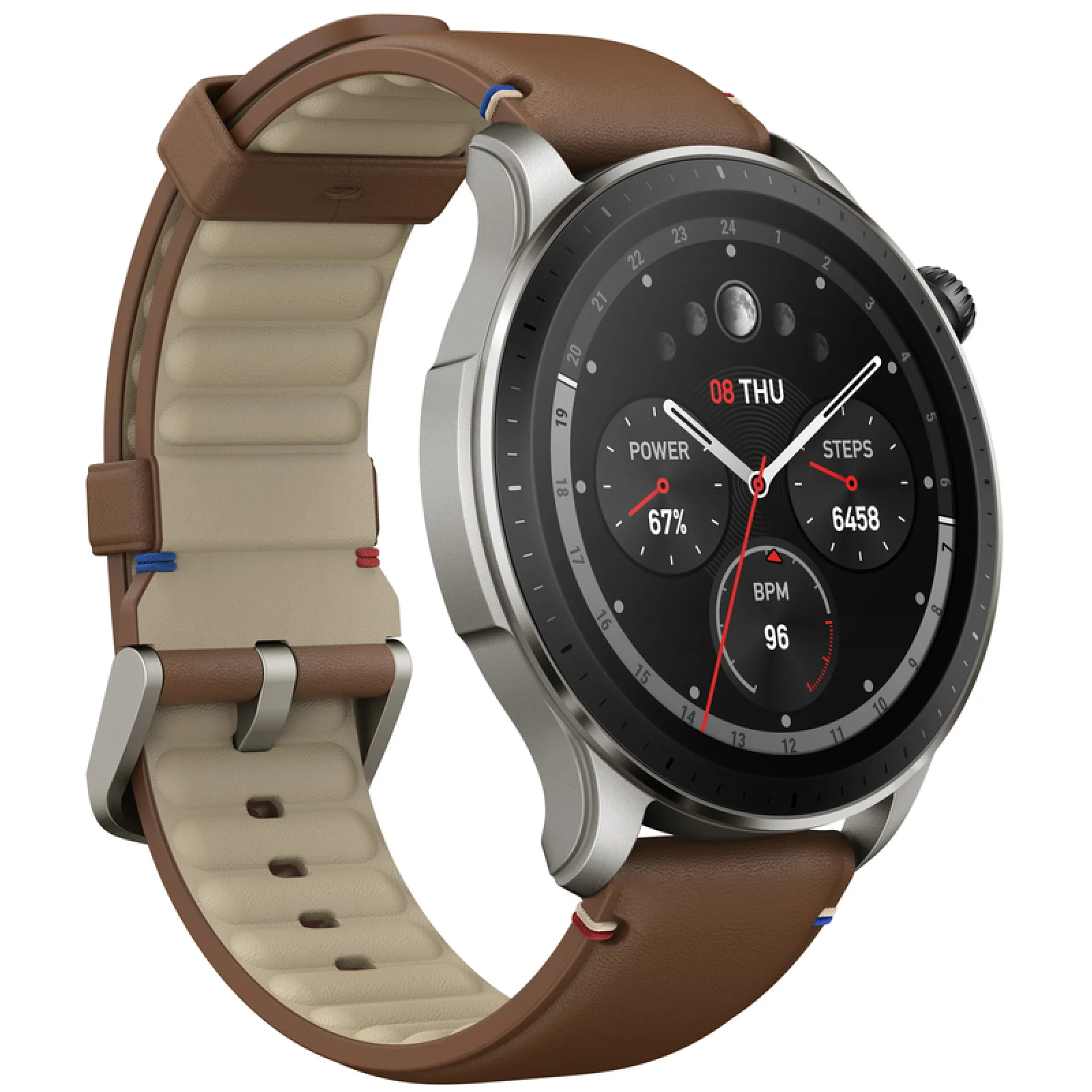 Смарт-годинник Amazfit GTR 4 Vintage Brown Leather EU