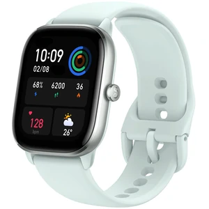 Цвет ремешка: Голубой - Смарт-часы Amazfit GTS 4 Mini Mint Blue