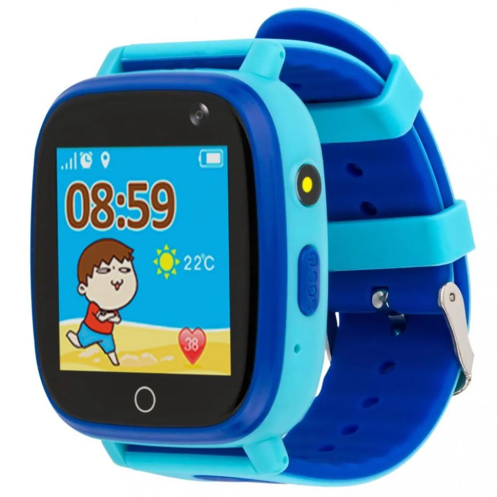 Дитячий смарт-годинник з GPS трекером AmiGo GO001 IP67 Blue UA