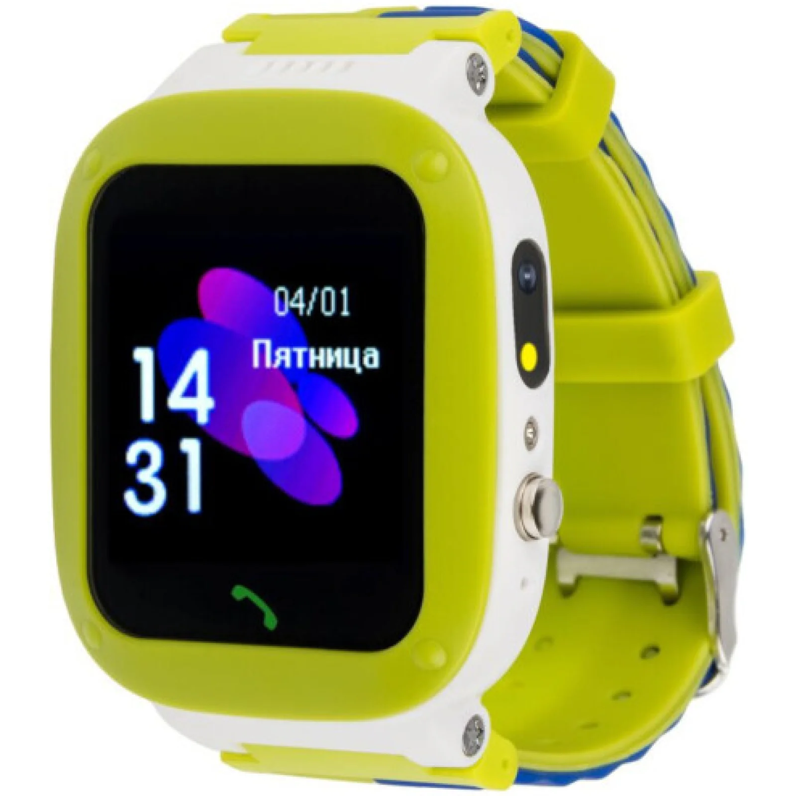 Дитячий смарт-годинник AmiGo GO004 Splashproof Camera+LED Green UA