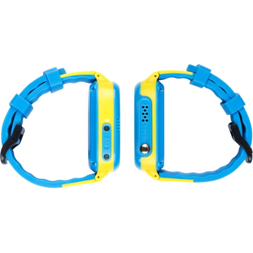 Дитячий смарт-годинник з GPS трекером AmiGo GO008 Glory GPS WIFI Blue-Yellow UA