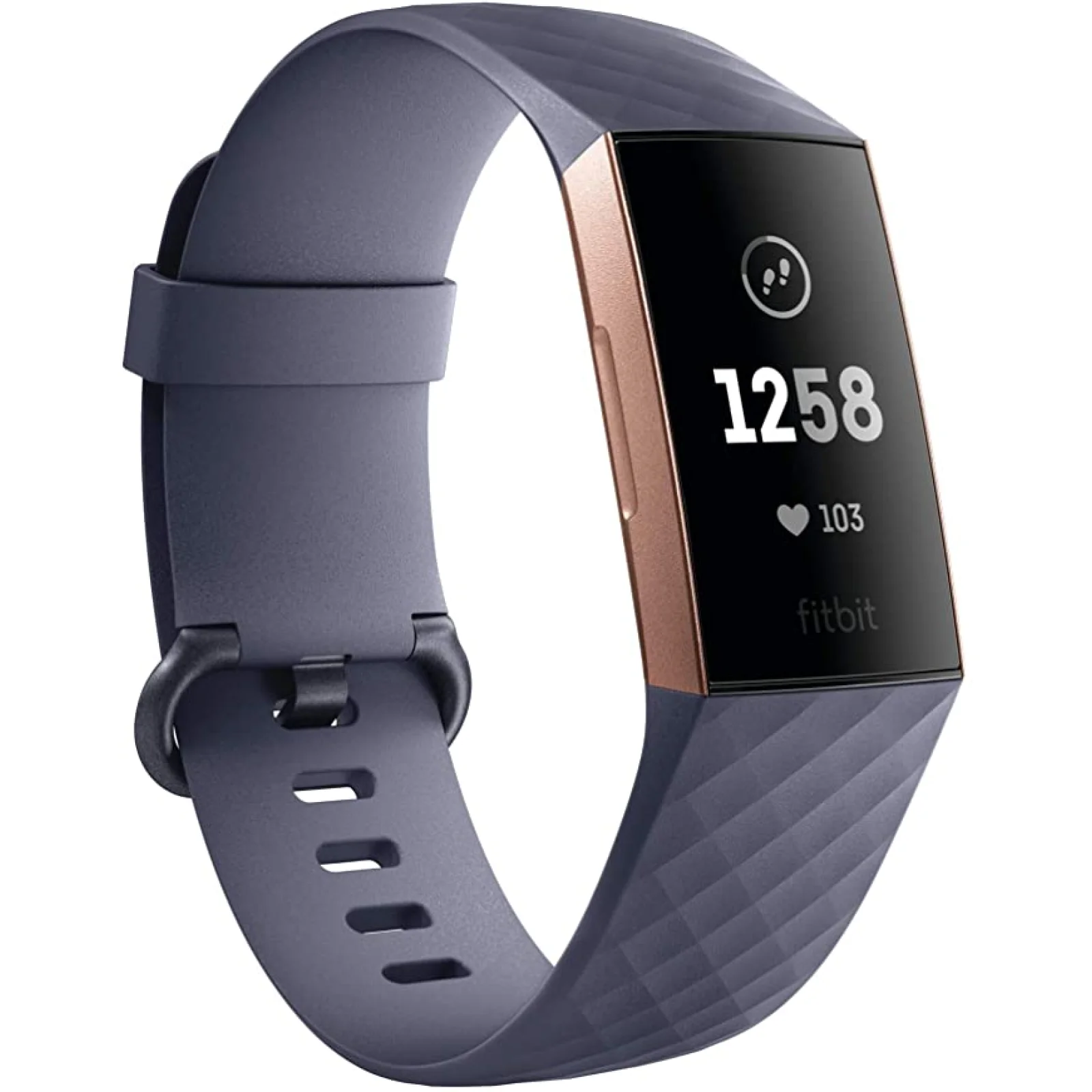 Фітнес-браслет Fitbit Charge 3 Rose Gold/Blue Gray FB409RGGY