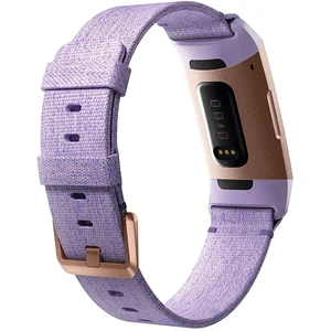Фітнес-браслет Fitbit Charge 3 Special Edition Lavender Woven/Rose Gold
