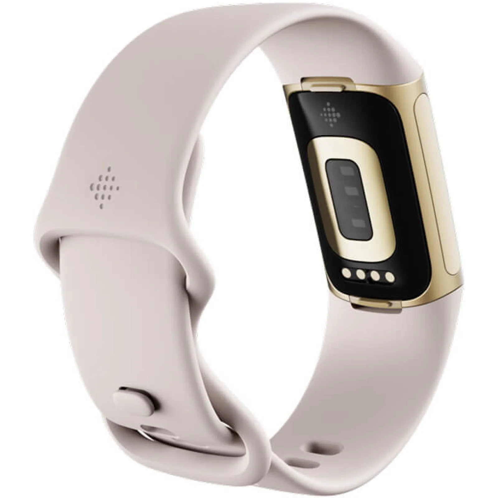 Фітнес-браслет Fitbit Charge 5 Soft Gold Stainless Steel Lunar White Band (FB421GLWT)
