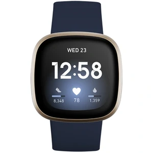 Смарт-часы Fitbit Versa 3 Midnight/Soft Gold Aluminum (FB511GLNV)