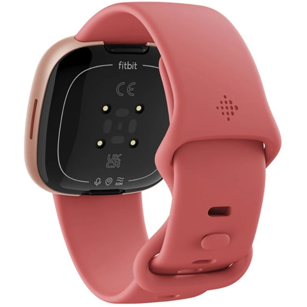 Смарт-часы Fitbit Versa 4 Pink Sand/Copper Rose Aluminum (FB523RGRW)