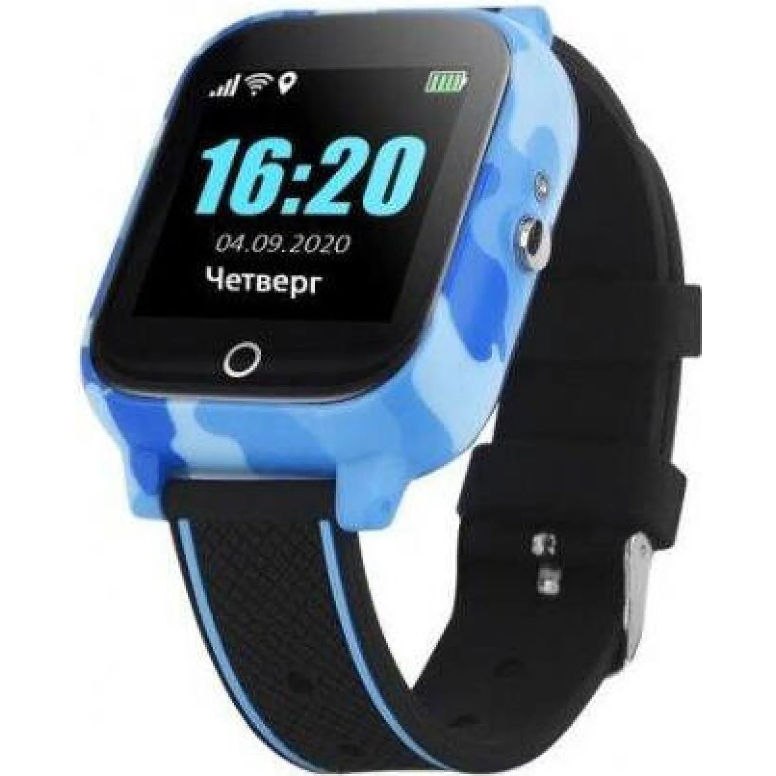 Телефон-часы с GPS трекером GOGPS T01 Blue (T01BL) UA