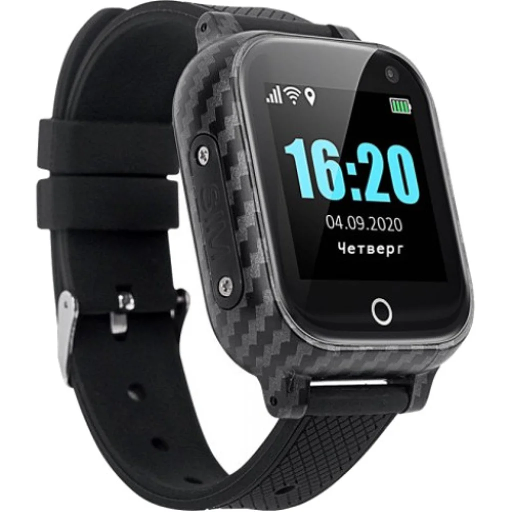 Телефон-годинник з GPS трекером GOGPS T01 Black (T01BK) UA