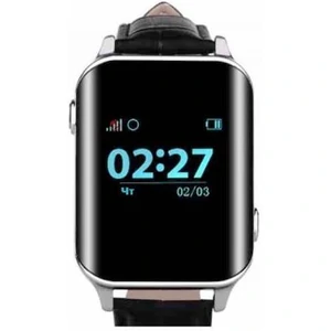 Телефон-годинник з GPS трекером GOGPS M01 хром UA