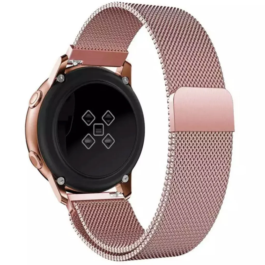 Ремешок Milanese Loop для Xiaomi Amazfit, Samsung 20mm Rose Pink
