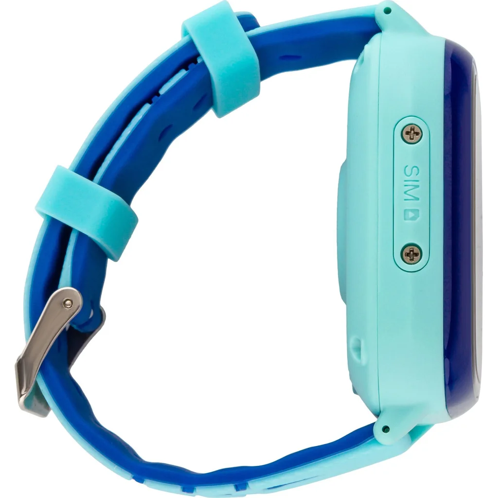 Дитячий смарт-годинник з GPS трекером AmiGo GO005 4G WIFI Thermometer Blue UA