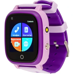 Дитячий годинник AmiGo GO005 4G WIFI Thermometer Purple UA