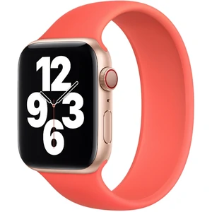 Колір: Помаранчевий - Браслет Apple Watch 38mm/40mm Solo Loop Medium 143mm Pink Citrus (HQCo)