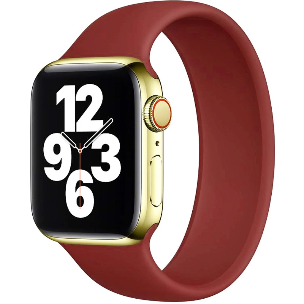 Браслет Apple Watch 42mm/44mm Solo Loop 177mm Dark Red (HQCo)