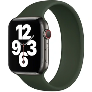 Колір: Зелений - Браслет Apple Watch 38mm/40mm Solo Loop Medium 143mm Green (HQCo)