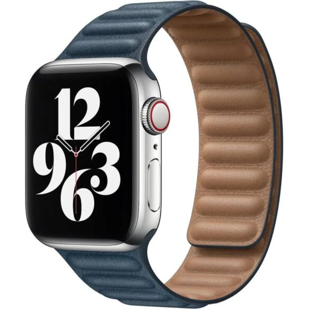 Ремешок Leather Link Midnight Blue S/M для Apple Watch 42mm, 44mm (HQCo)