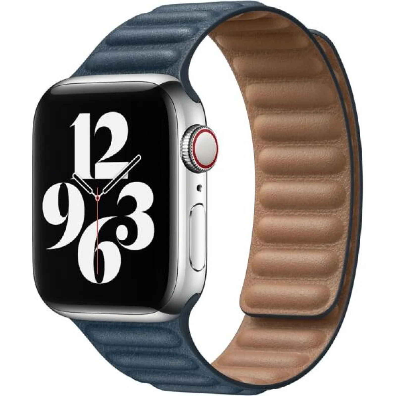 Ремешок Leather Link Midnight Blue S/M для Apple Watch 42mm, 44mm (HQCo)
