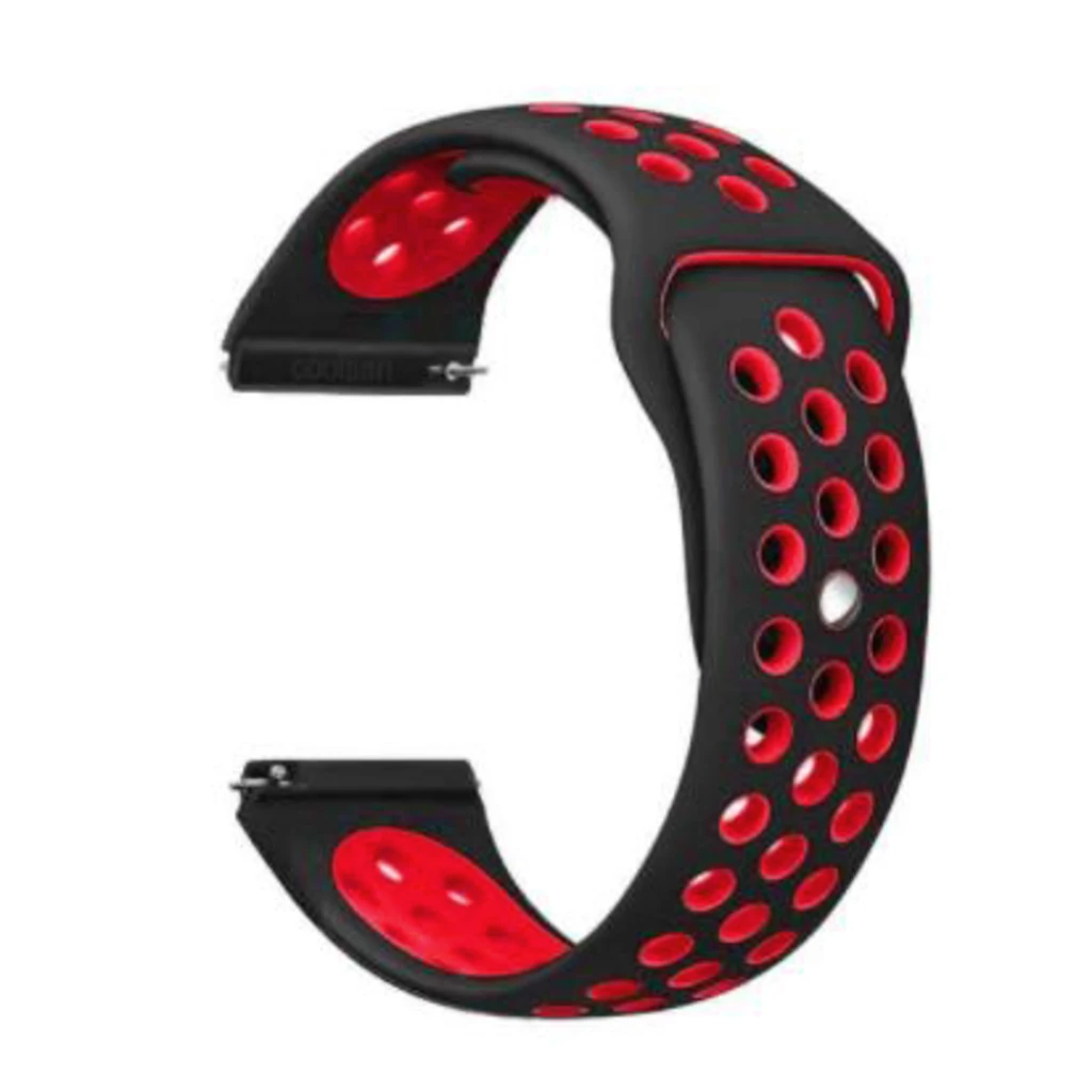 Ремешок Nike Style BeCover для Amazfit Stratos 1/2/2S/3 / GTR 2 / GTR 47mm / GTR Lite 47mm / Nexo / Pace Black-Red (705812)