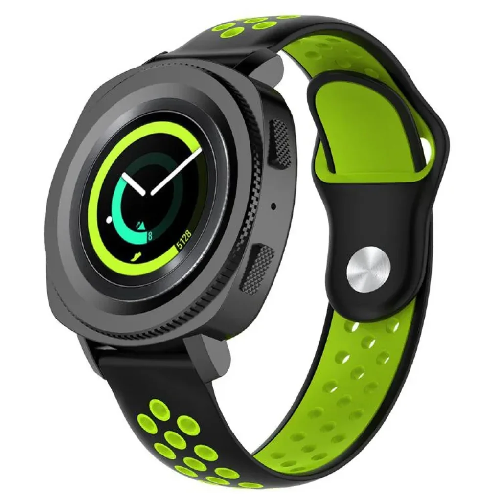 Ремешок Nike Style BeCover для Amazfit Stratos 1/2/2S/3 / GTR 2 / GTR 47mm / GTR Lite 47mm / Nexo / Pace Black-Yellow (705814)