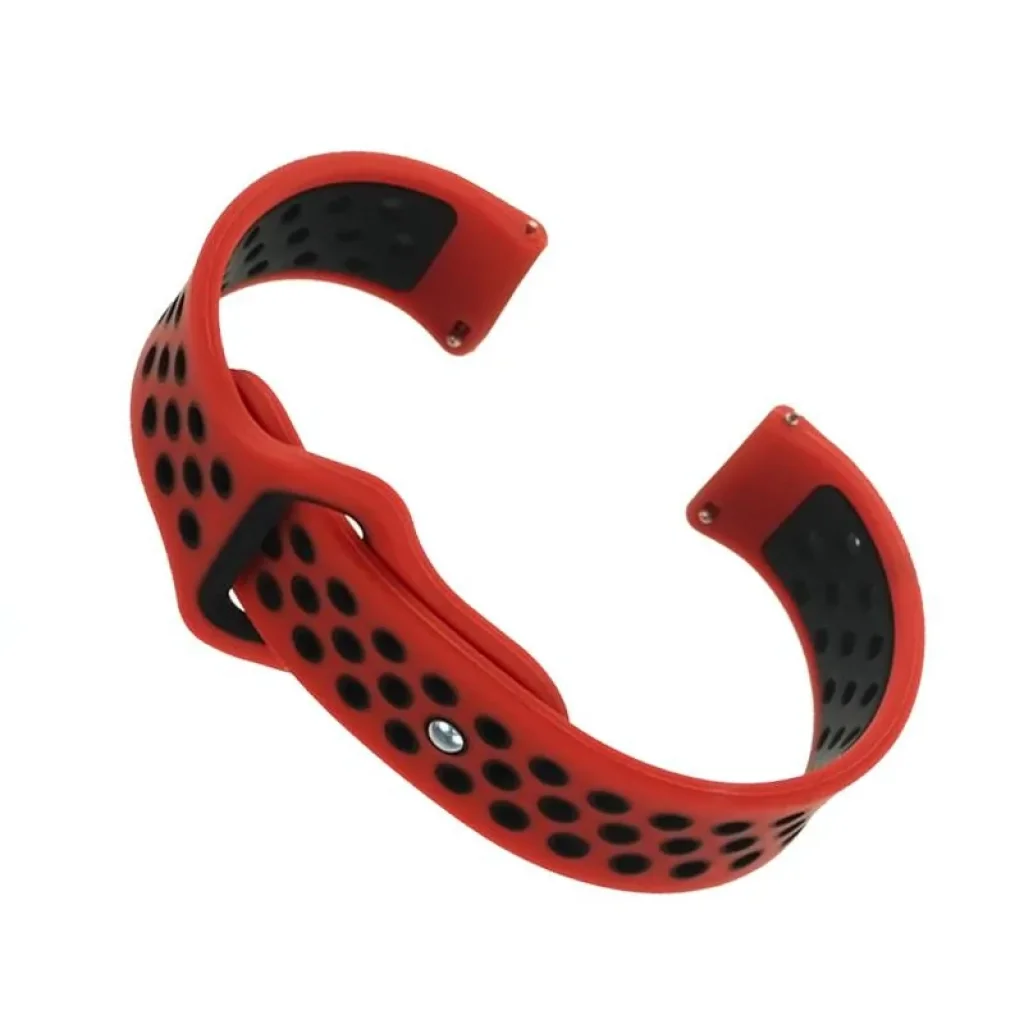 Ремешок Nike Style BeCover для Amazfit Stratos 1/2/2S/3 / GTR 2 / GTR 47mm / GTR Lite 47mm / Nexo / Pace Red-Black (705817)