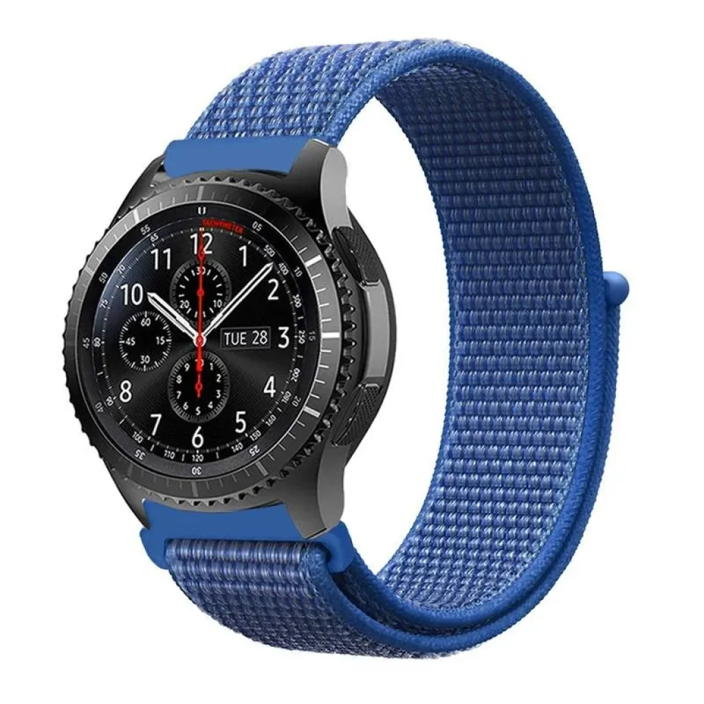 Ремешок Nylon Style BeCover для Amazfit Stratos 1/2/2S/3 / GTR 2 / GTR 47mm / GTR Lite 47mm / Nexo / Pace Blue (705888)