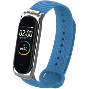 Ремешок Carbon Fiber Strap Midnight Blue для Mi Band 3, Mi Band 4