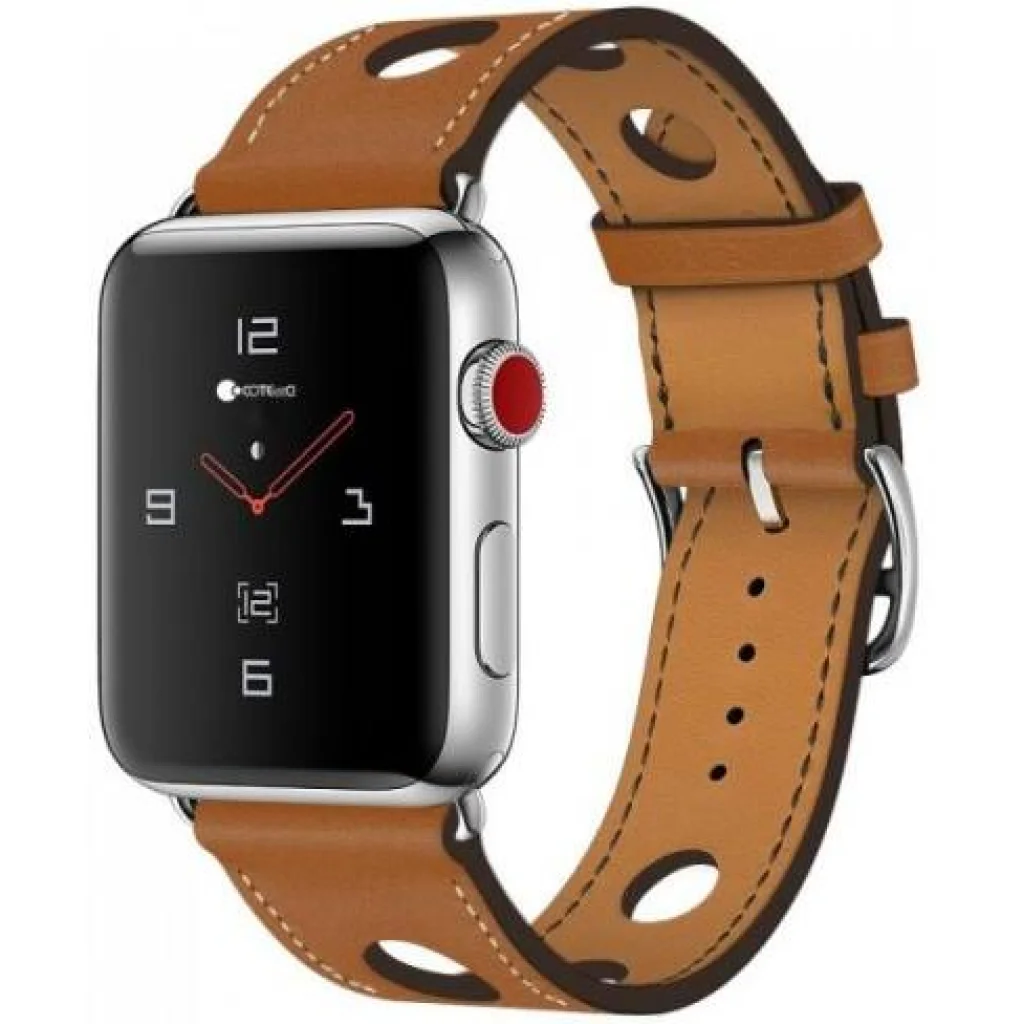 Шкіряний ремінець COTEetCI W15 Brown для Apple Watch 38mm/40mm