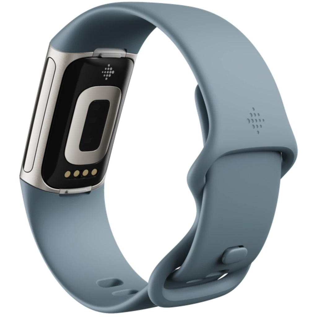 Фитнес-браслет Fitbit Charge 5 Platinum Stainless Steel Steel Blue Band (FB421SRBU)