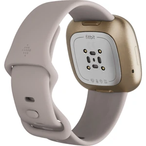 Смарт-годинник Fitbit Sense Lunar White/Soft Gold Stainless Steel (FB512GLWT)