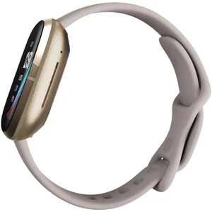 Смарт-годинник Fitbit Sense Lunar White/Soft Gold Stainless Steel (FB512GLWT)