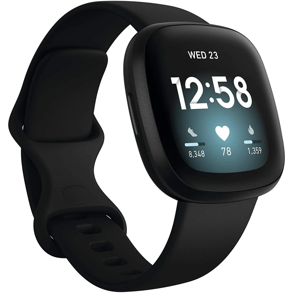 Смарт-годинник Fitbit Versa 3 Black/Black Aluminum
